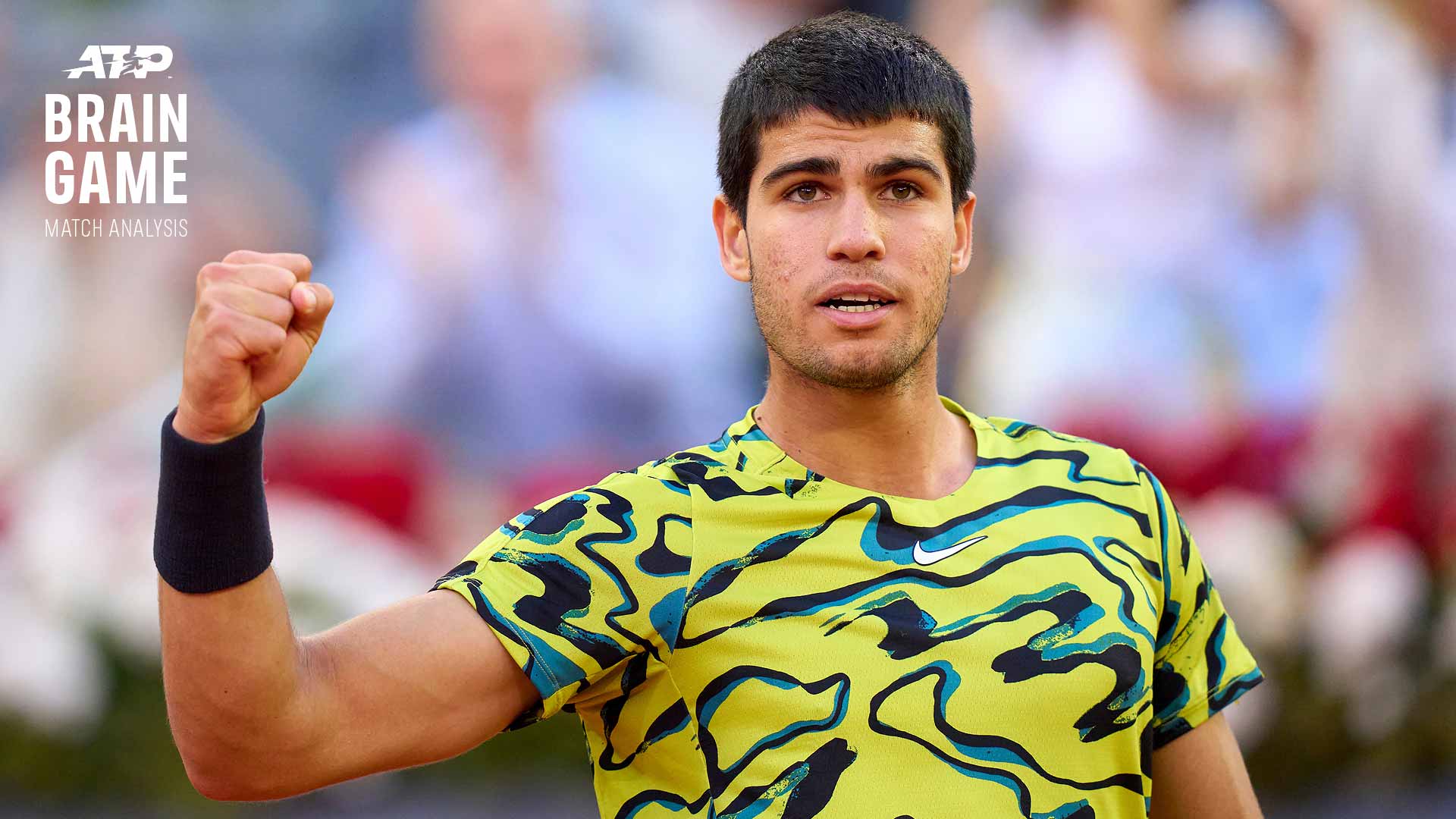 Carlos Alcaraz defeats Jan-Lennard Struff in three sets to win the Mutua Madrid Open.