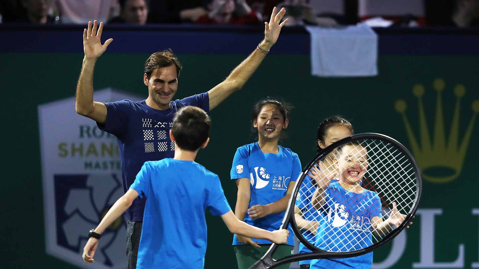 Roger Federer will be celebrated as an Icon Athlete at the 2023 Rolex Shanghai Masters.