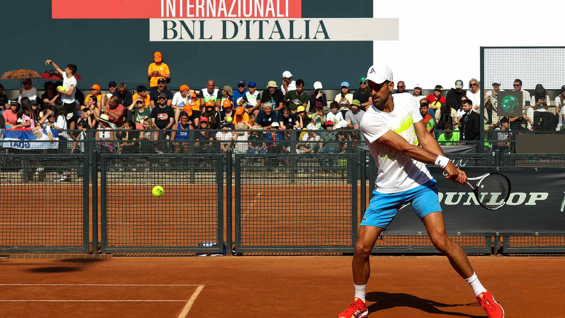 Novak Djokovic will pursue his seventh Rome title at the Foro Italico.