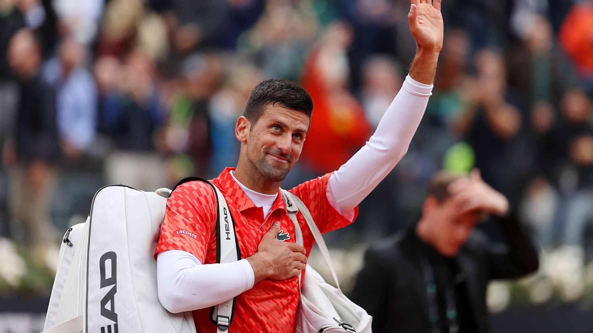 Novak Djokovic falls short of claiming a seventh Rome title.