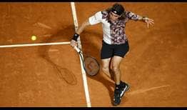 Stefanos Tsitsipas defeats Borna Coric on Thursday in Rome to level the pair's ATP Head2Head series at 3-3.