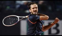 Daniil Medvedev defeats Stefanos Tsitsipas in straight sets on Saturday to reach the Rome final.