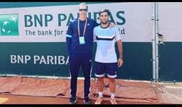 Genaro Olivieri está viviendo la mejor semana de su carrera y, junto a su entrenador Diego Cristín, va por más en Roland Garros. 