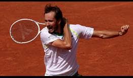 Daniil Medvedev falls in the first round at Roland Garros to Thiago Seyboth Wild.