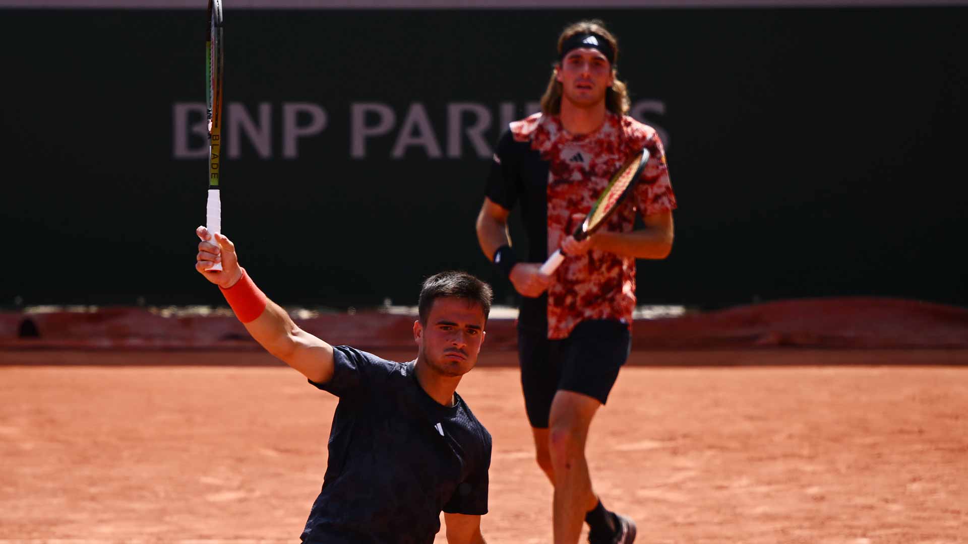 Defending Roland Garros Champs Arevalo/Rojer Escape Tsitsipas Brothers