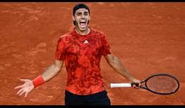 Francisco Cerúndolo está en octavos de final de Roland Garros tras vencer a un Top10 en un Grand Slam por primera vez.