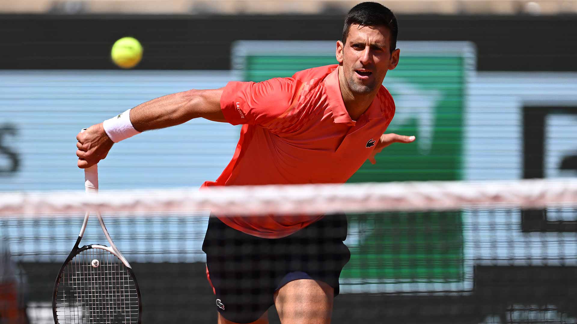 Novak Djokovic cruises past Juan Pablo Varillas in straight sets on Sunday to reach the quarter-finals at Roland Garros.