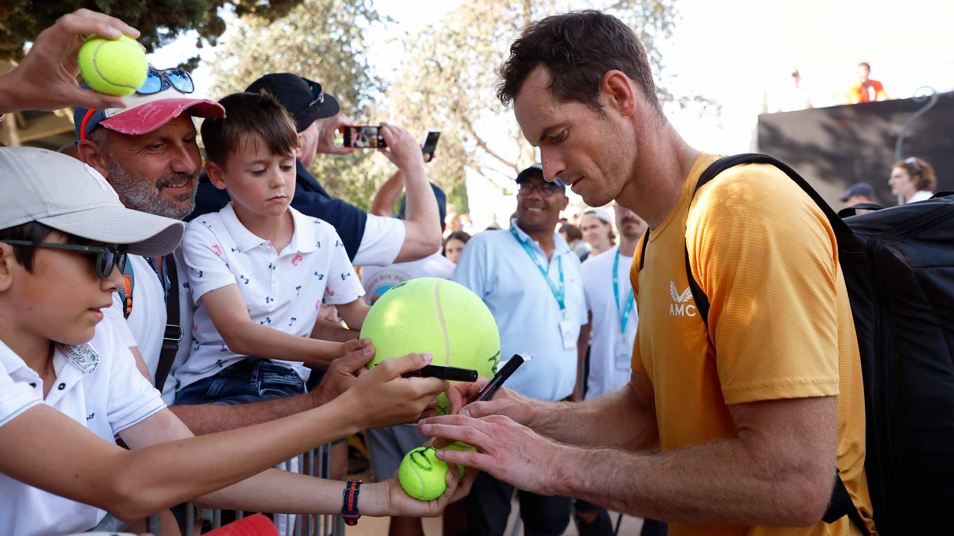 Andy Murray is seeded second at this week's Lexus Surbiton Trophy.