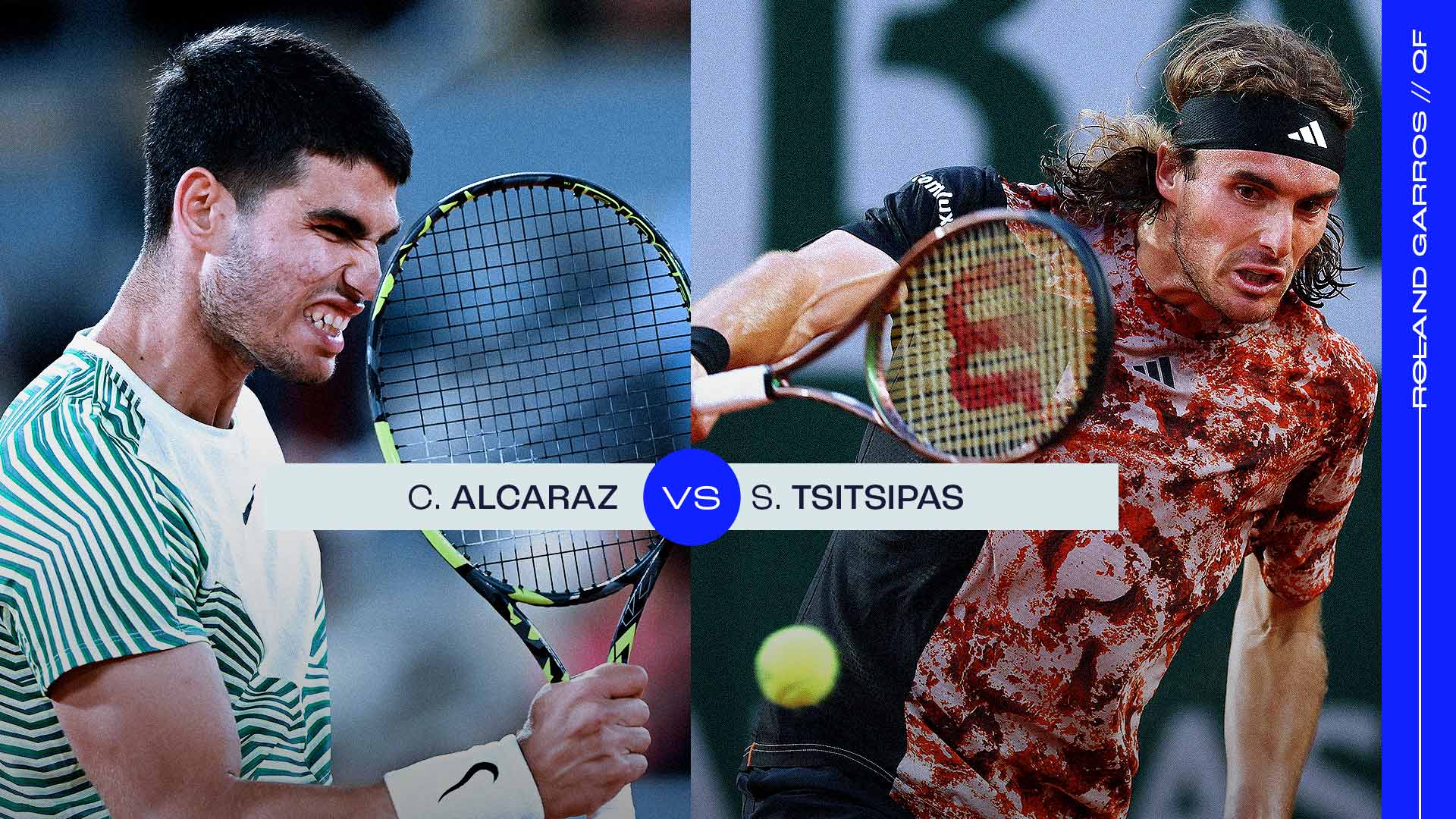 Carlos alcaraz vs stefanos tsitsipas