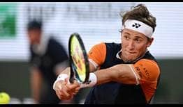 Casper Ruud improves to 22-11 for the season by defeating Alexander Zverev on Friday to reach the final at Roland Garros.