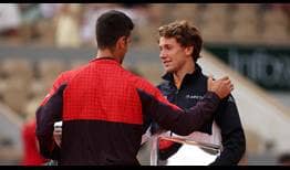 Casper Ruud ha jugado dos finales en Roland Garros frente a Rafael Nadal (2022) y Novak Djokovic (2023).