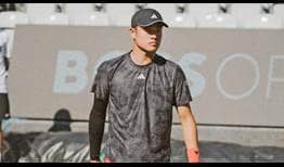 Wu Yibing defeats Nick Kyrgios in his first professional match on grass on Tuesday in Stuttgart.
