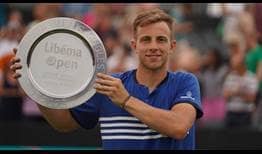 Tallon Griekspoor becomes the fourth Dutch player to win the Libema Open with victory against Jordan Thompson on Sunday.