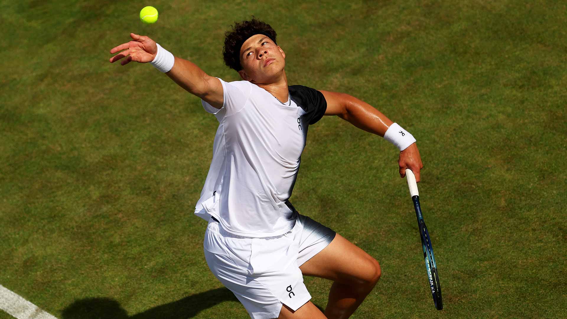 Ben Shelton is making his grass-court debut in London.