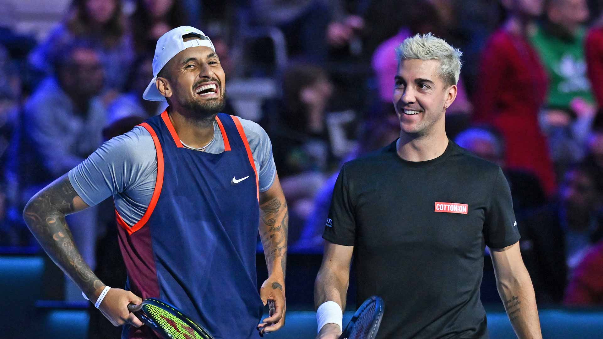 Nick Kyrgios and Thanasi Kokkinakis last teamed up at the 2022 Nitto ATP Finals.