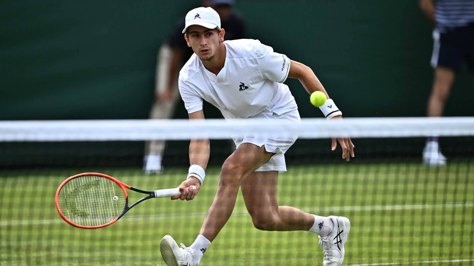 Italy's Matteo Arnaldi notched three wins as the top seed in Wimbledon qualifying.