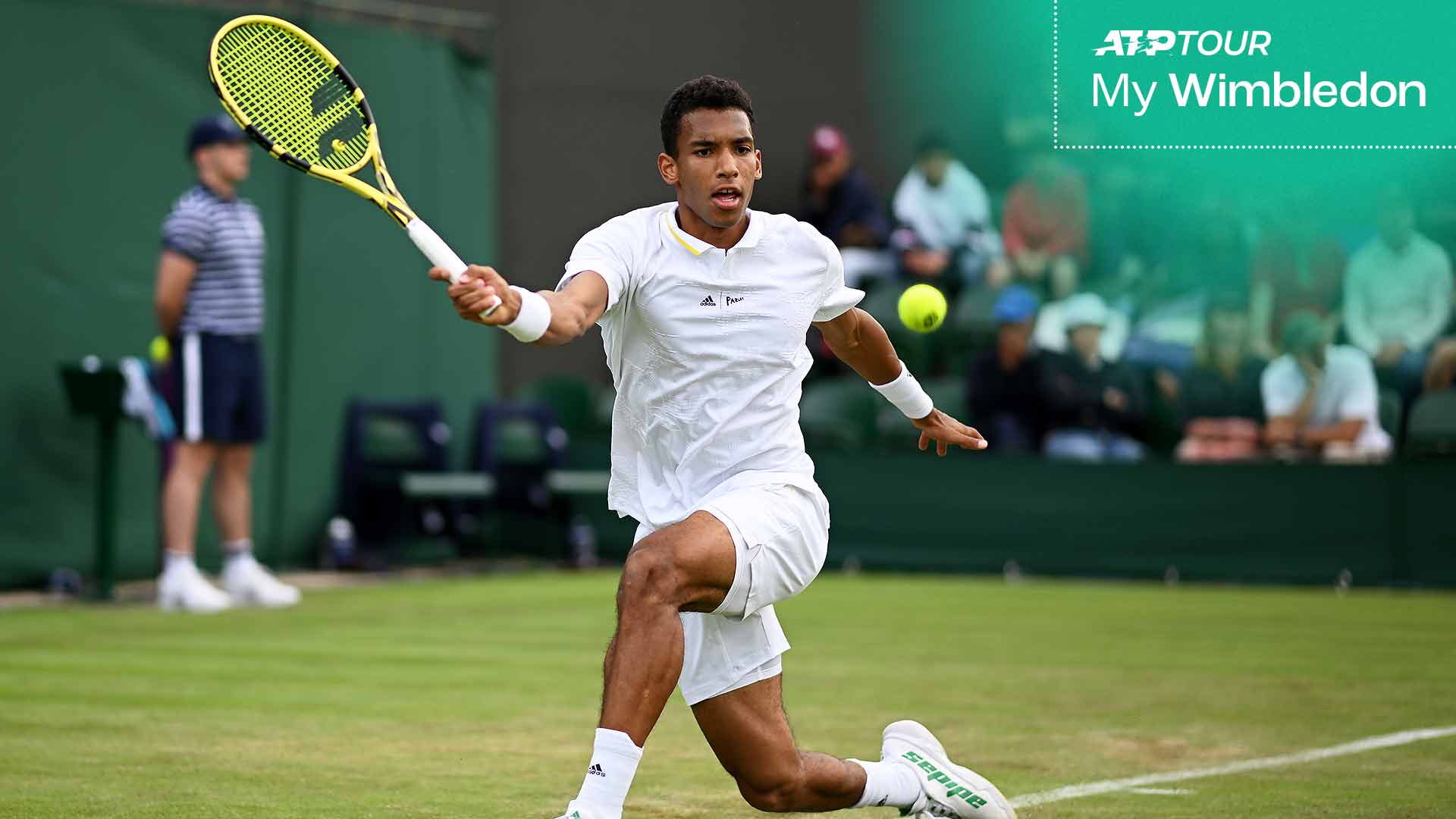 Felix Auger-Aliassime fell in the Wimbledon first round last year following a quarter-final run in 2021.