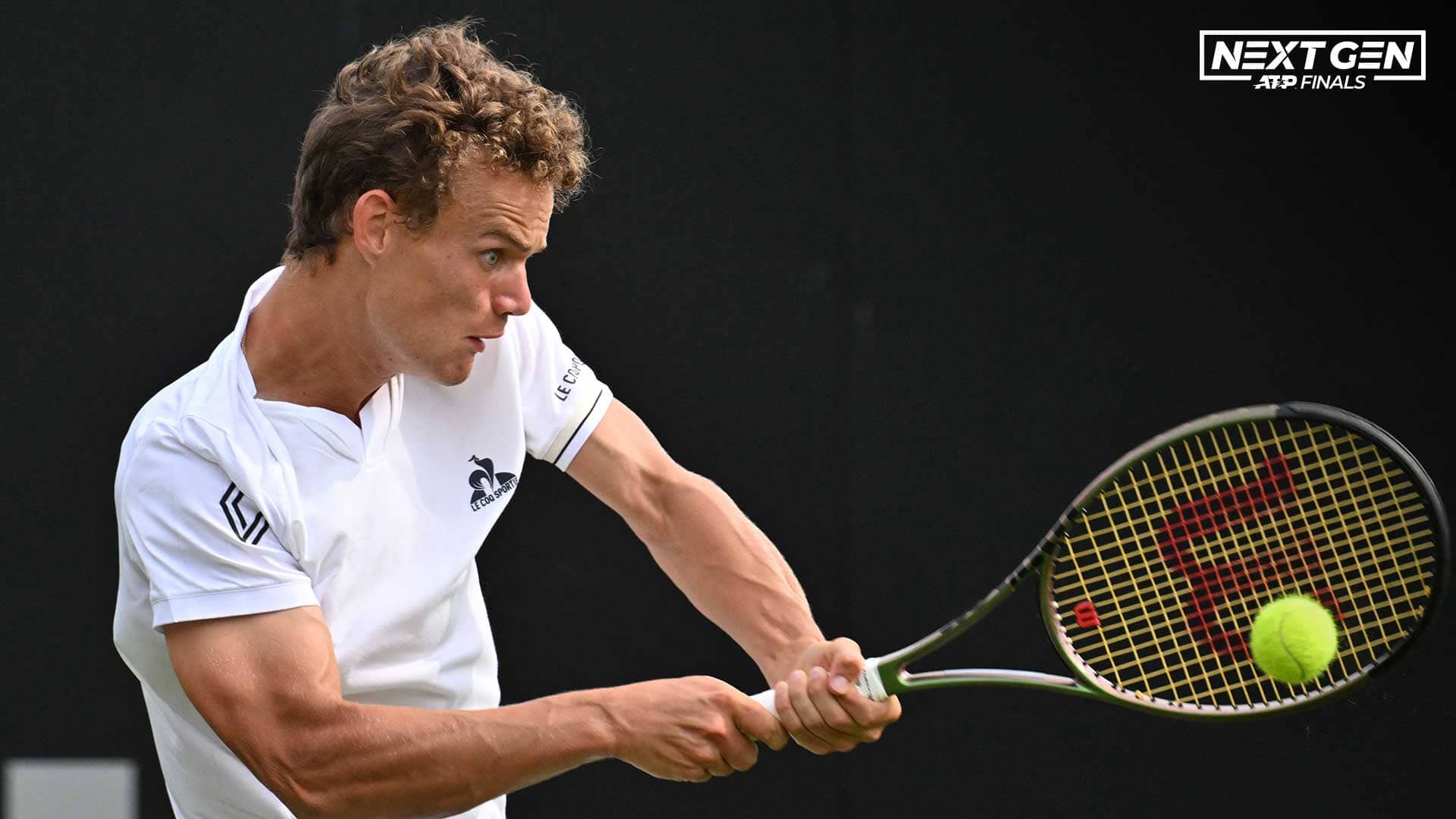 The 19-year-old Luca Van Assche has won two ATP Challenger Tour titles this season.