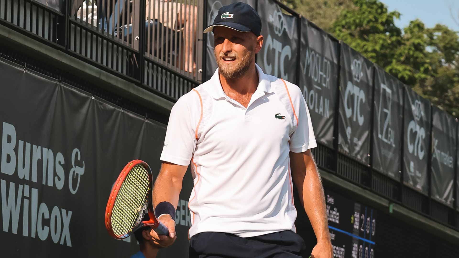 Denis Kudla at the ATP Challenger Tour 75 event in Bloomfield Hills, Michigan.