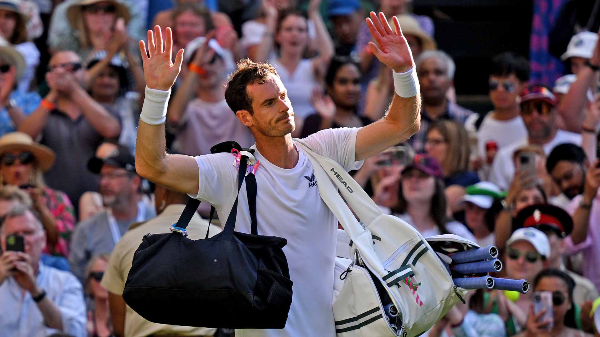 Andy Murray cedió ante Stefanos Tsitsipas en segunda ronda de Wimbledon.
