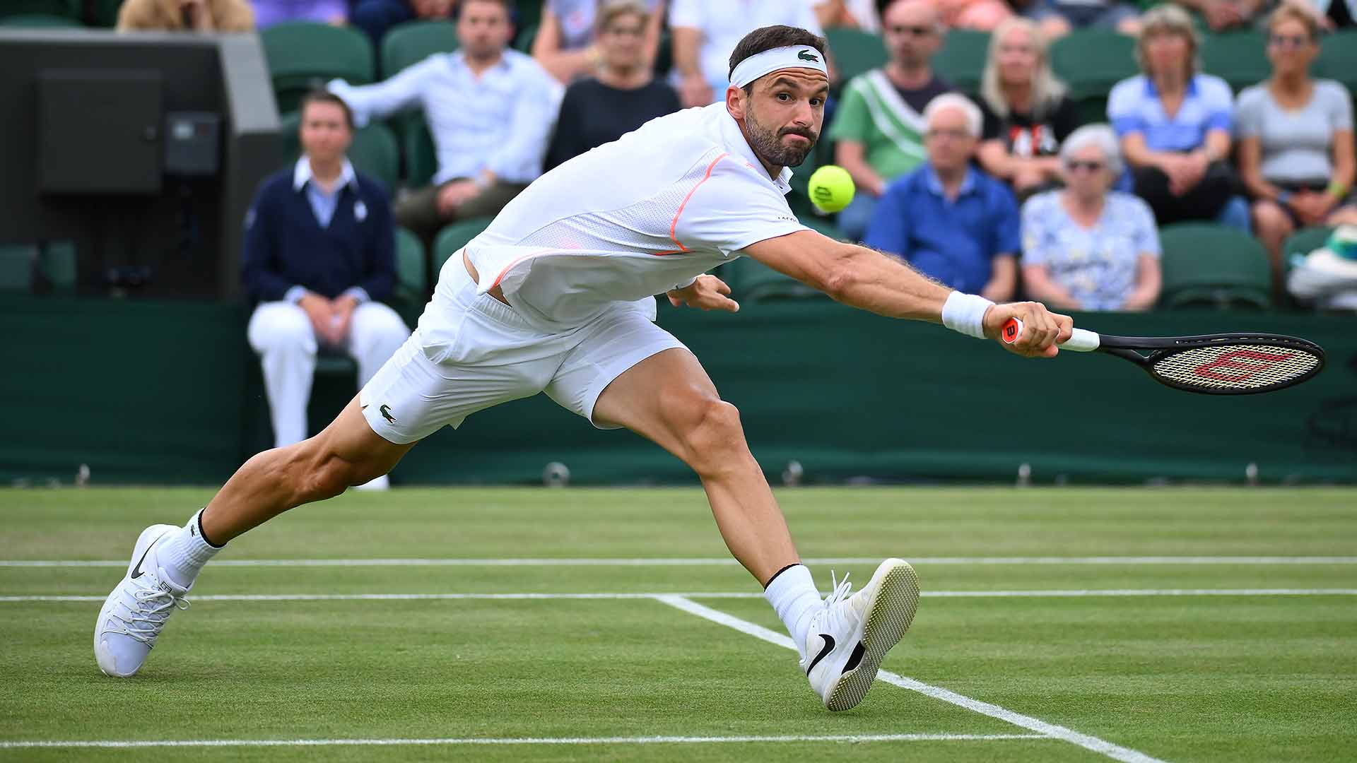Grigor Dimitrov reached the Wimbledon semi-finals in 2014.