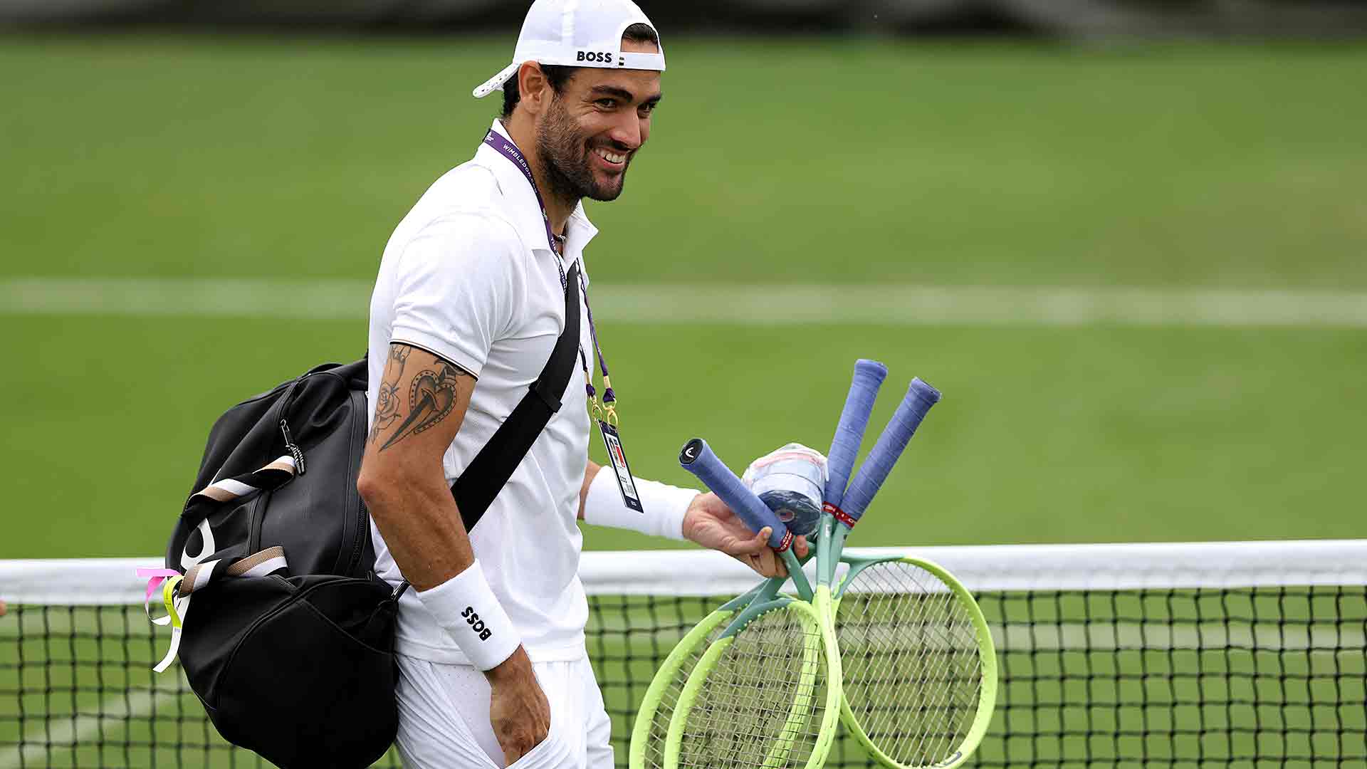 Matteo Berrettini ha alcanzado la segunda semana en Wimbledon en sus últimas tres participaciones (2019, 2021, 2023).