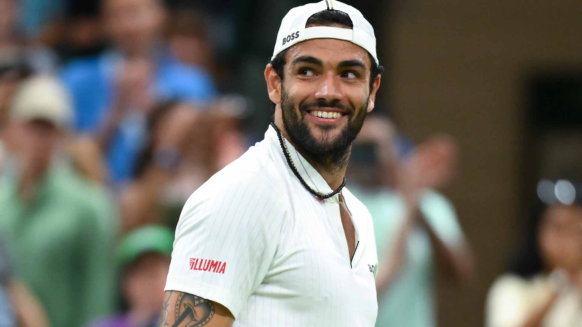 Matteo Berrettini is into the second week at Wimbledon for the third time.
