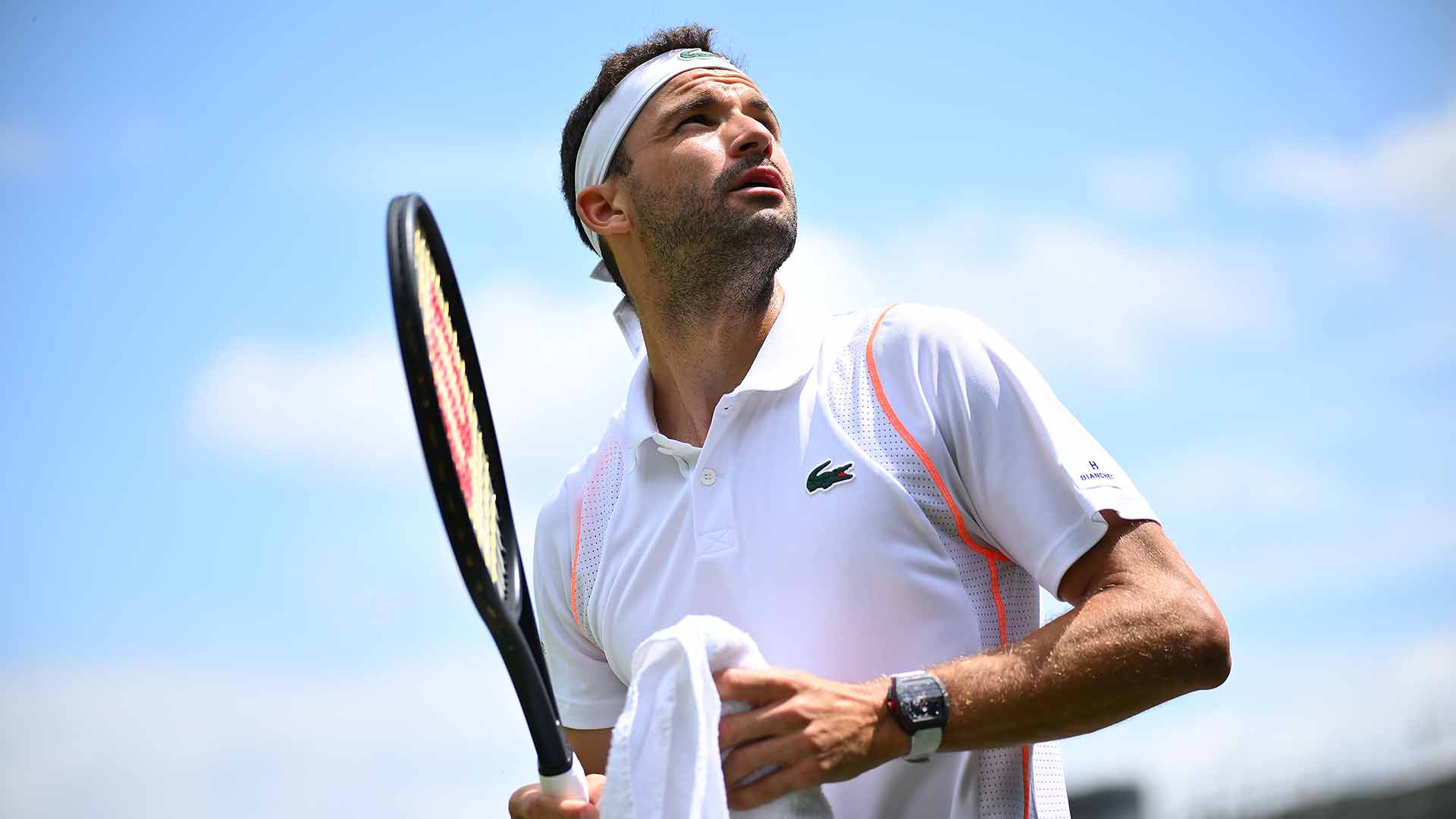 Grigor Dimitrov has not dropped a set en route to the Wimbledon fourth round.