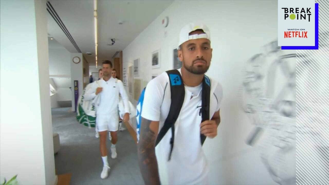 Novak Djokovic and Nick Kyrgios met in the 2022 Wimbledon final.
