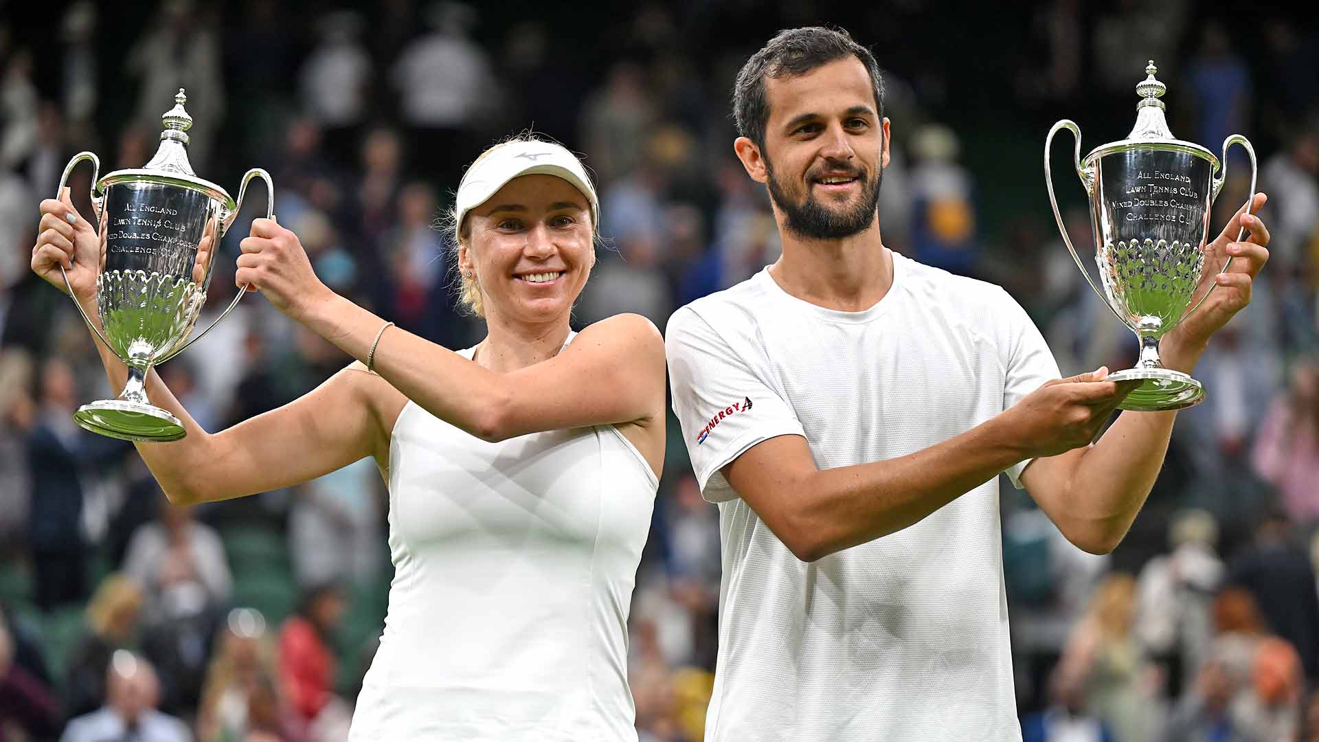 Lyudmyla Kichenok and Mate Pavic win a high-quality championship match to lift the 2023 mixed doubles crown on Thursday at Wimbledon.
