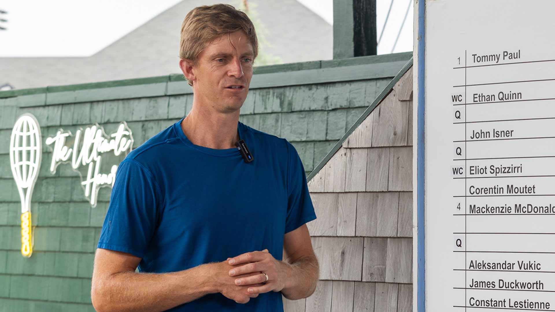 Kevin Anderson is set to compete this week in Newport, where he won the title in 2021.