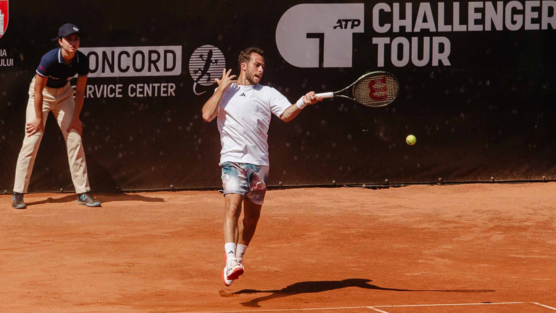 <a href='https://www.atptour.com/en/players/hugo-gaston/g09o/overview'>Hugo Gaston</a> wins the ATP Challenger Tour 100 event in Iasi, Romania.