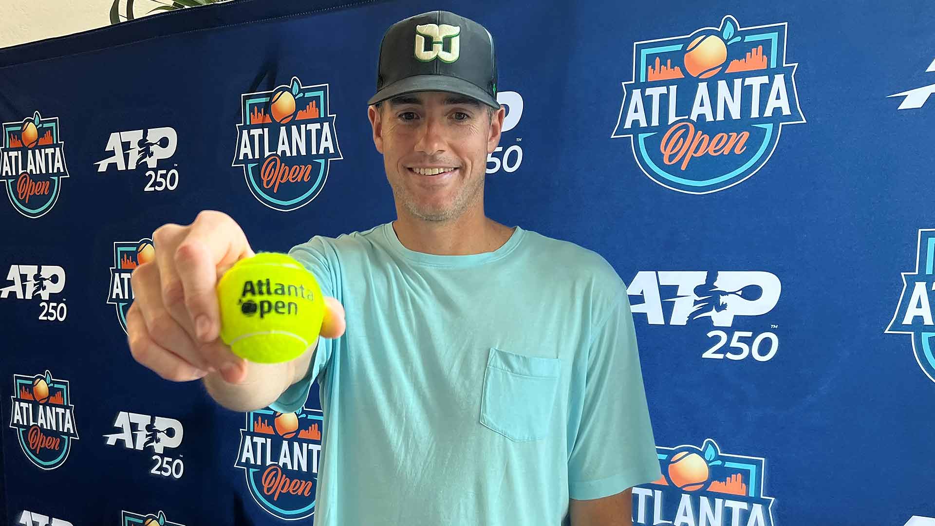 John Isner has played in all 12 editions of the Atlanta Open.