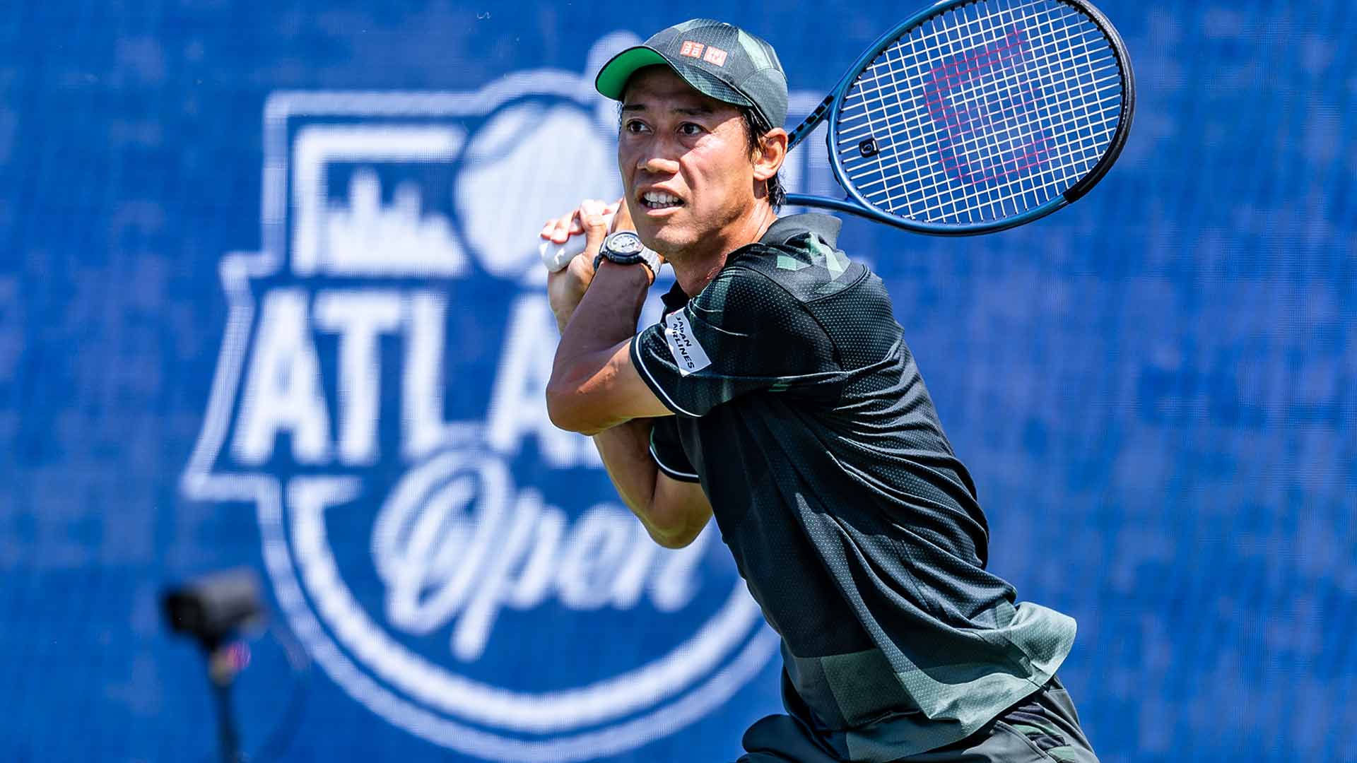 Kei Nishikori debuta con triunfo en el ATP 250 de Atlanta.