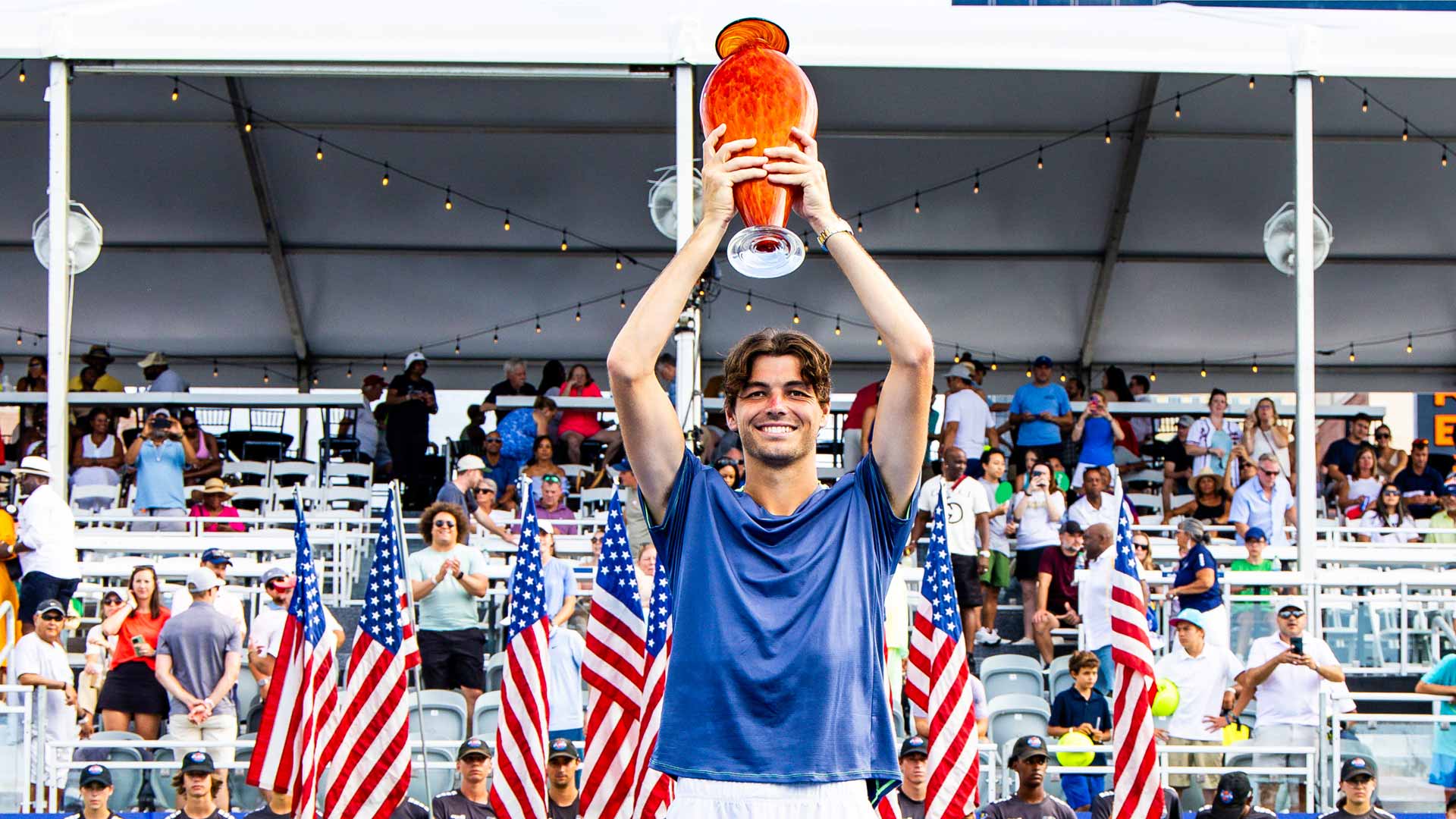 Taylor Fritz is crowned champion at the Atlanta Open.