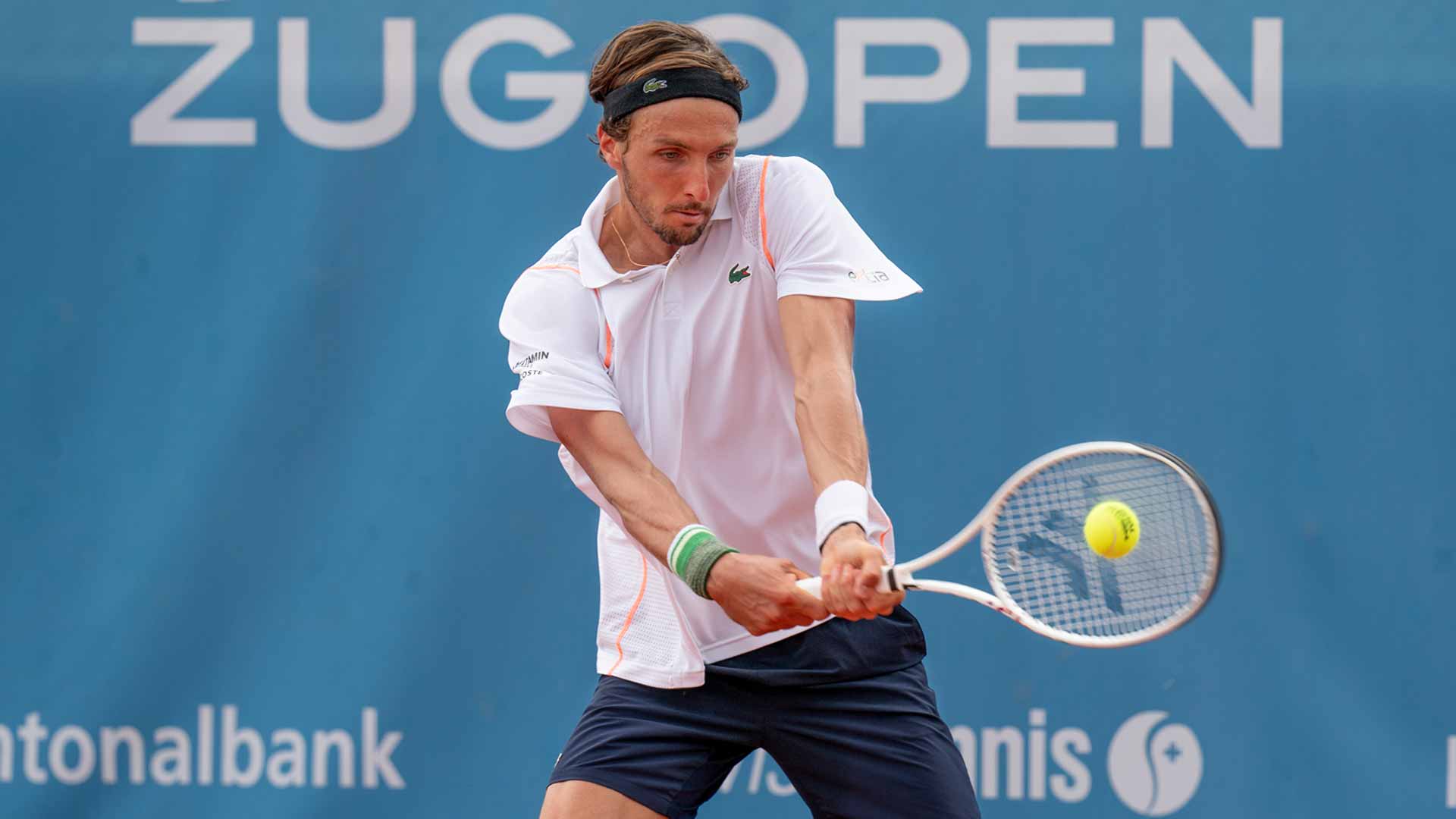 <a href='https://www.atptour.com/en/players/arthur-rinderknech/rc91/overview'>Arthur Rinderknech</a> wins the ATP Challenger Tour 125 event in Zug, Switzerland.