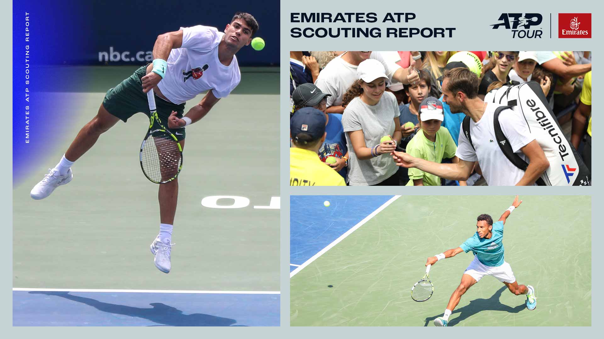 Carlos Alcaraz, Daniil Medvedev and Felix Auger-Aliassime are among the players to watch in Toronto.