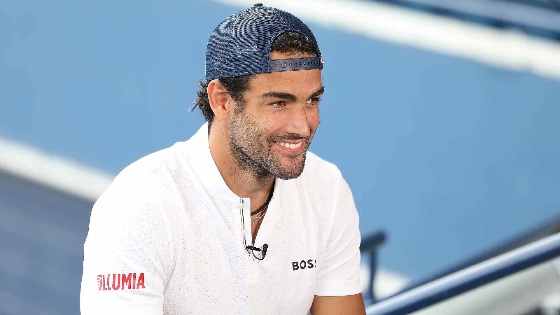 Matteo Berrettini is competing in Toronto for the first time.