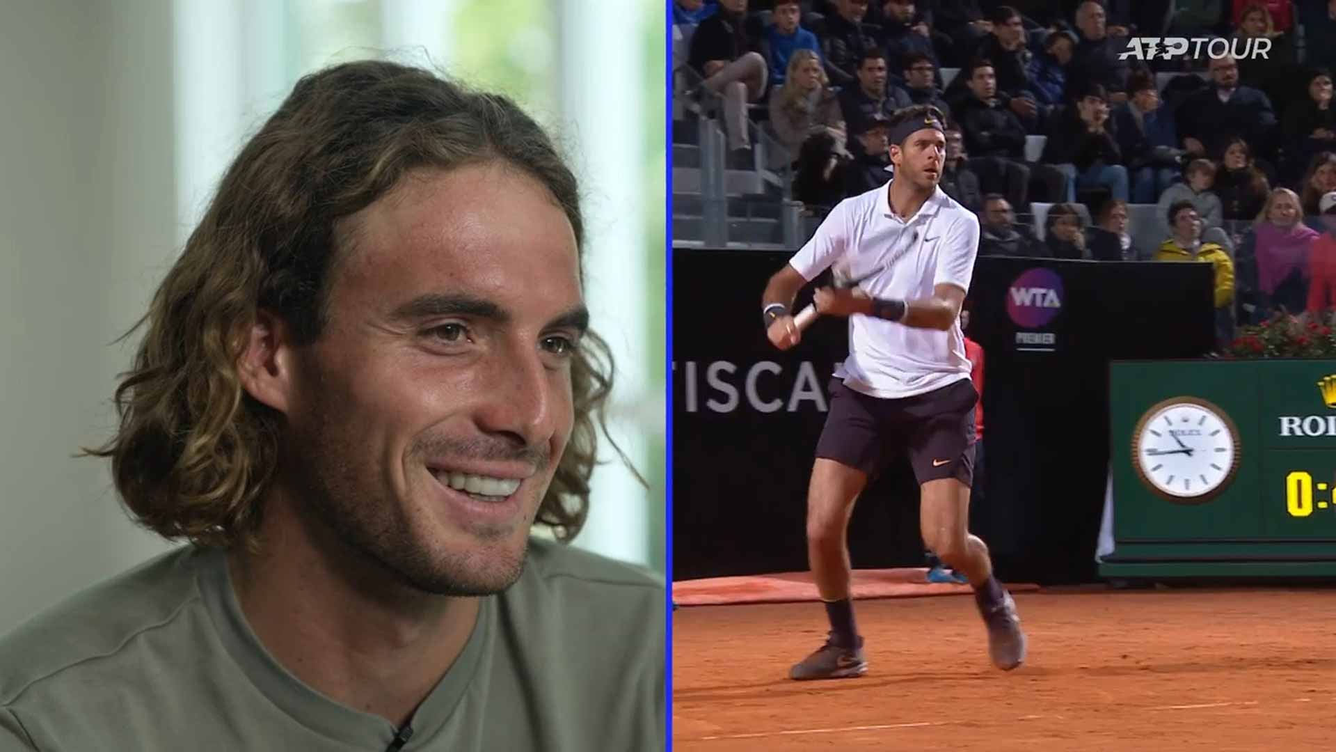 Stefanos Tsitsipas builds his perfect player on ATP Uncovered.