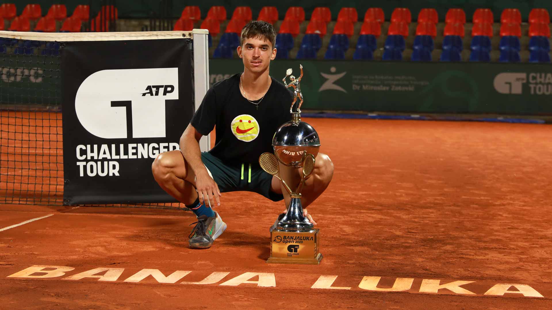 <a href='https://www.atptour.com/en/players/dino-prizmic/p0hw/overview'>Dino Prizmic</a> wins his first ATP Challenger Tour trophy in Banja Luka.