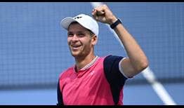 Hubert Hurkacz defeats Stefanos Tsitspas on Thursday to reach the quarter-finals in Cincinnati for the first time.