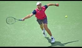 Hubert Hurkacz converts two of his six break points to beat Alexei Popyrin on Friday in Cincinnati.