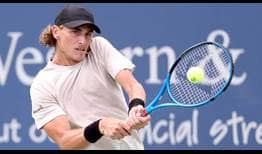 Max Purcell competing in his first ATP Masters 1000 quarter-final.