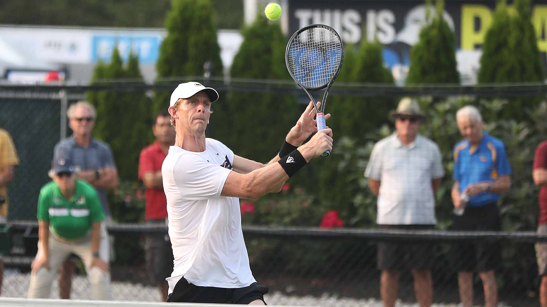 Kevin Anderson returned from retirement last month in Newport.