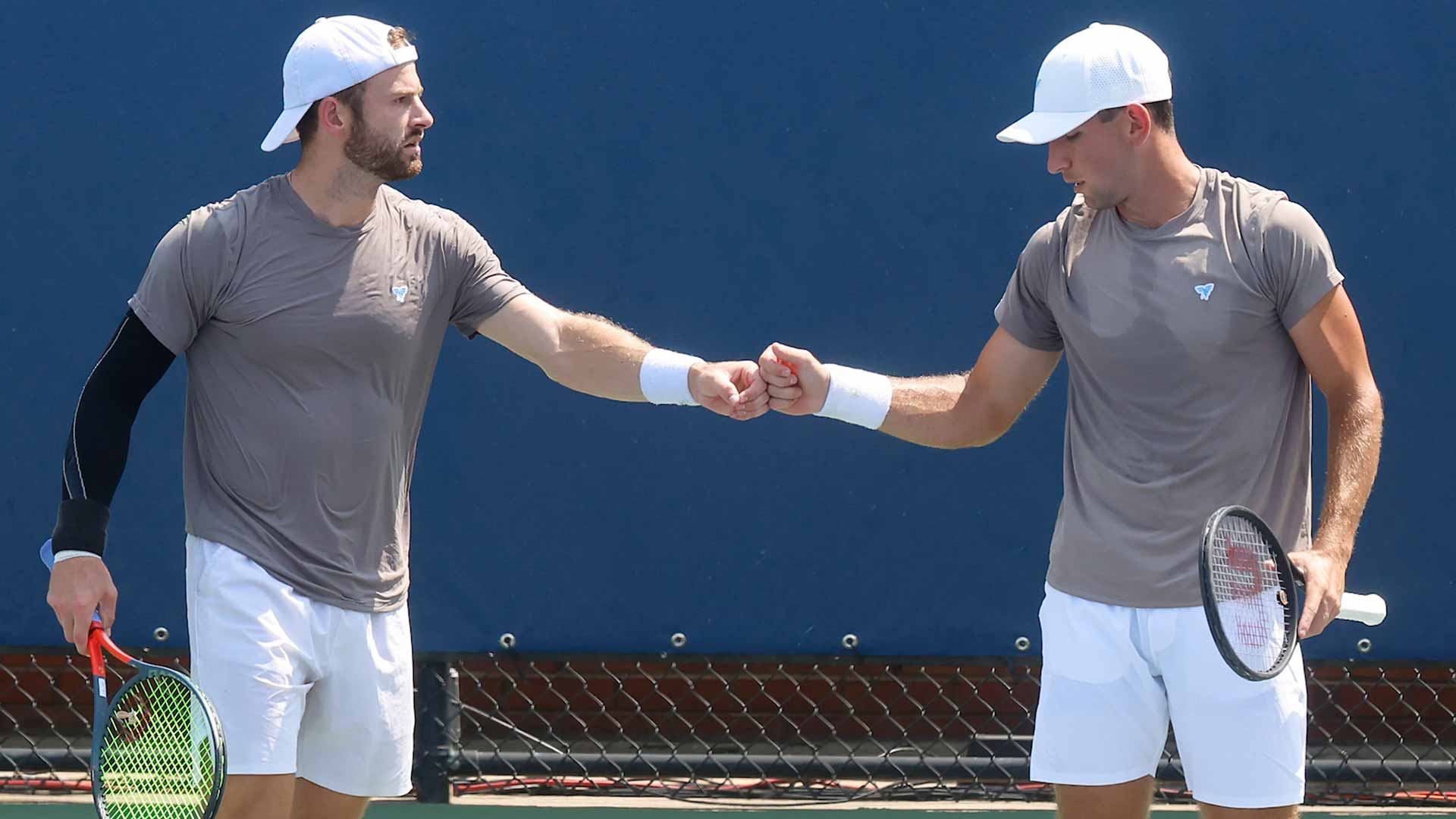 Nathaniel Lammons (left) and Jackson Withrow are aiming for their third tour-level title of 2023.