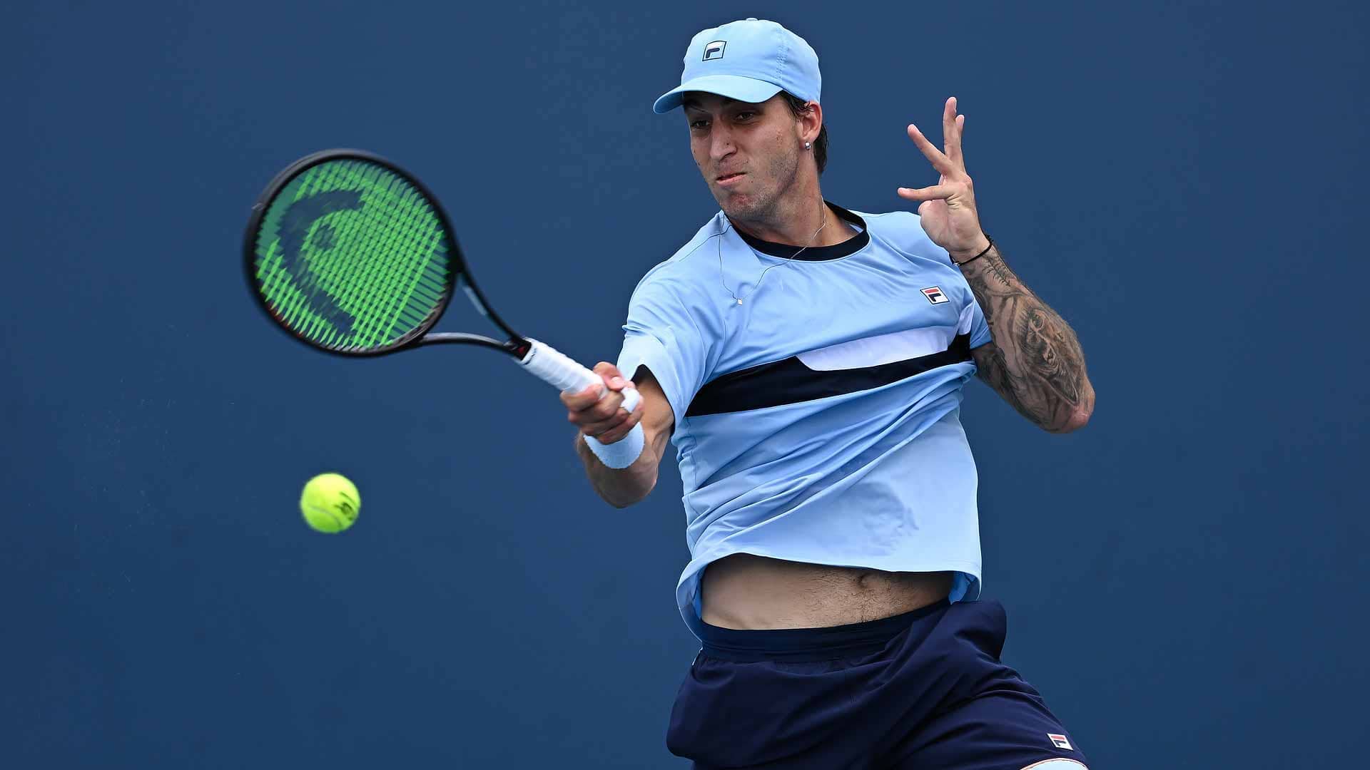 Felipe Meligeni Alves reached a career-high No. 129 in the Pepperstone ATP Rankings in June.