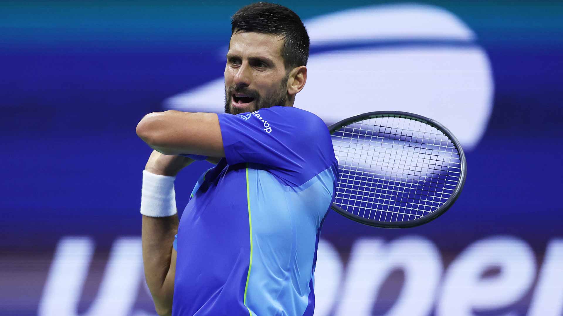 Novak Djokovic begins his quest to reach a record 10th US Open final.