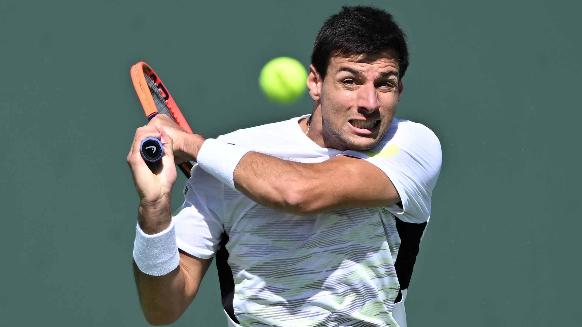 Bernabe Zapata Miralles will try to earn his first Top 10 win against Novak Djokovic on Wednesday.