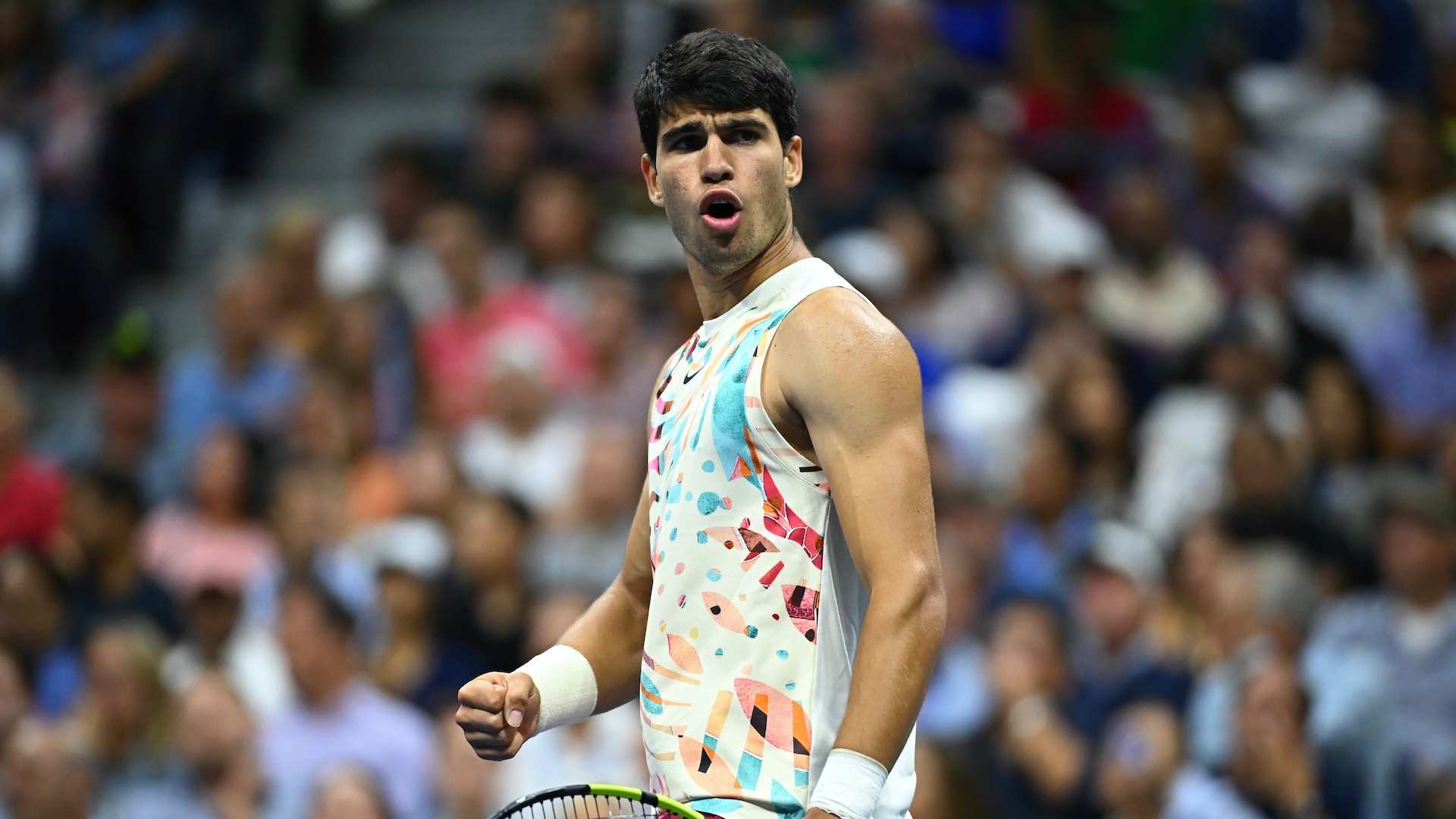 Carlos Alcaraz busca su tercera corona de Grand Slam esta quincena en Nueva York.