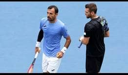 Ivan Dodig and Austin Krajicek reach the quarter-finals at the US Open on Monday.